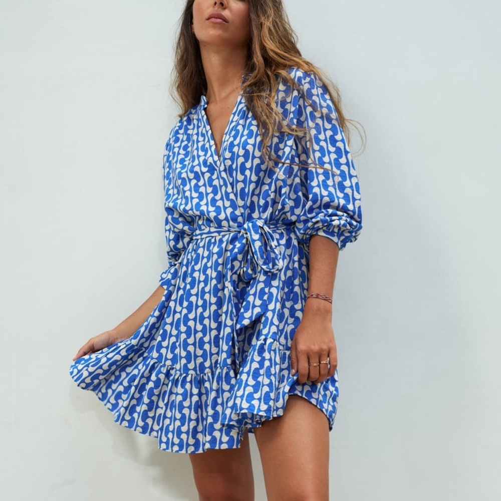 Zara Printed Short Dress